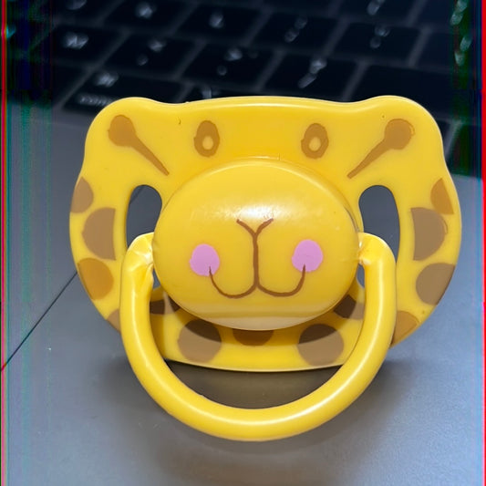 Yellow Leopard Pacifier