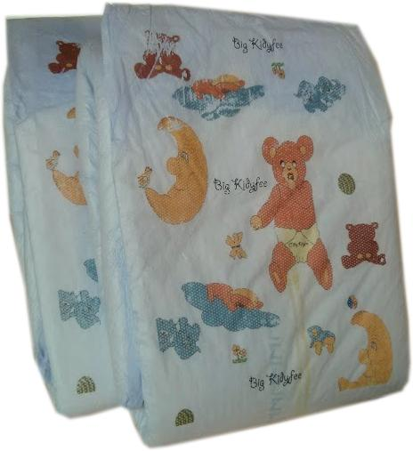 "BIG KIDYFEE."  Nursery Decorated  , adult nappies (diapers)