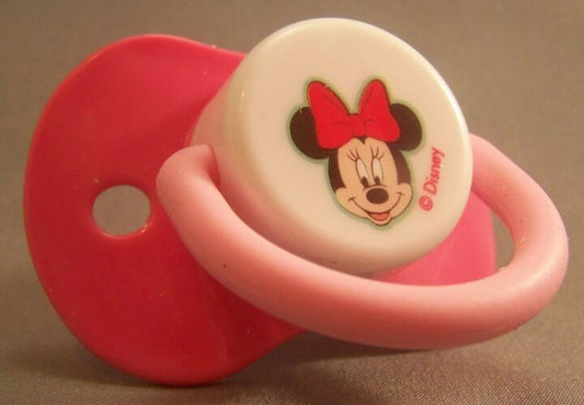 MINNIE MOUSE deep pink & white