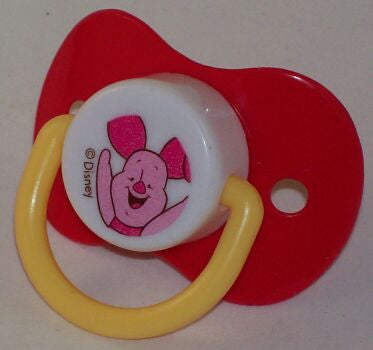 red dummy Pacifier DISNEY Piglet NUK teat