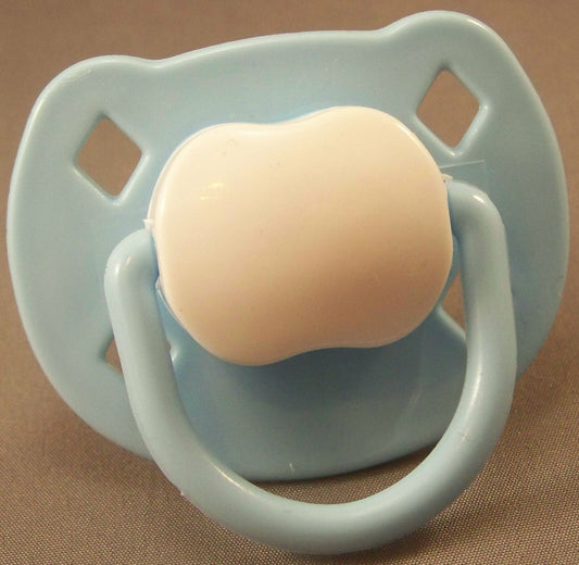 Blue and White, diamond holes pacifier