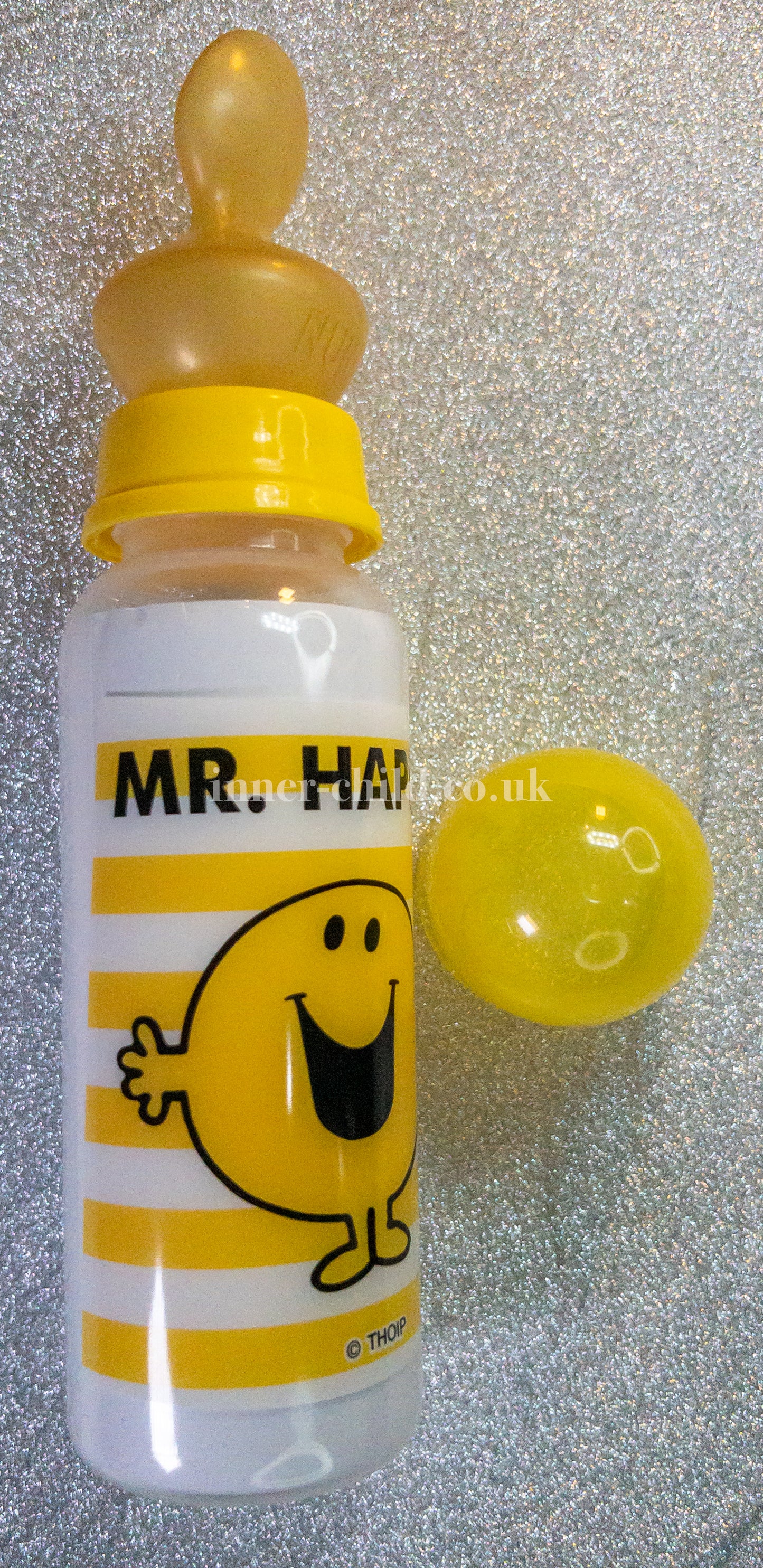 Mr Happy bottle