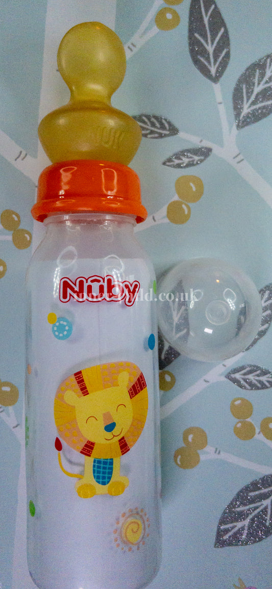 Happy Little Lion Orange Nuby Bottle