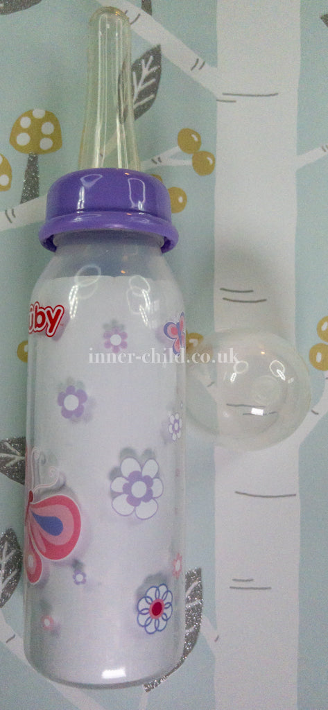 Purple Butterfly Nuby Bottle