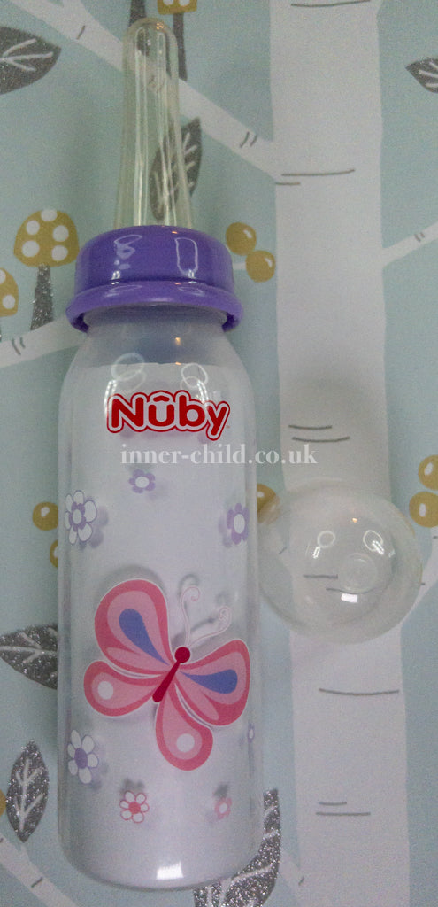 Purple Butterfly Nuby Bottle