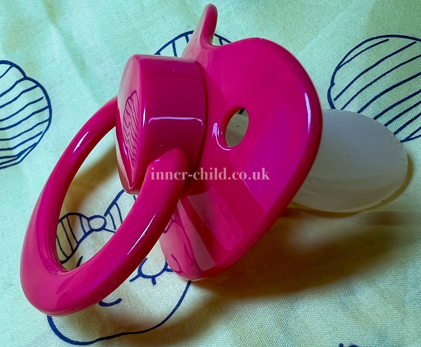 Hot pink Large Shield Pacifier