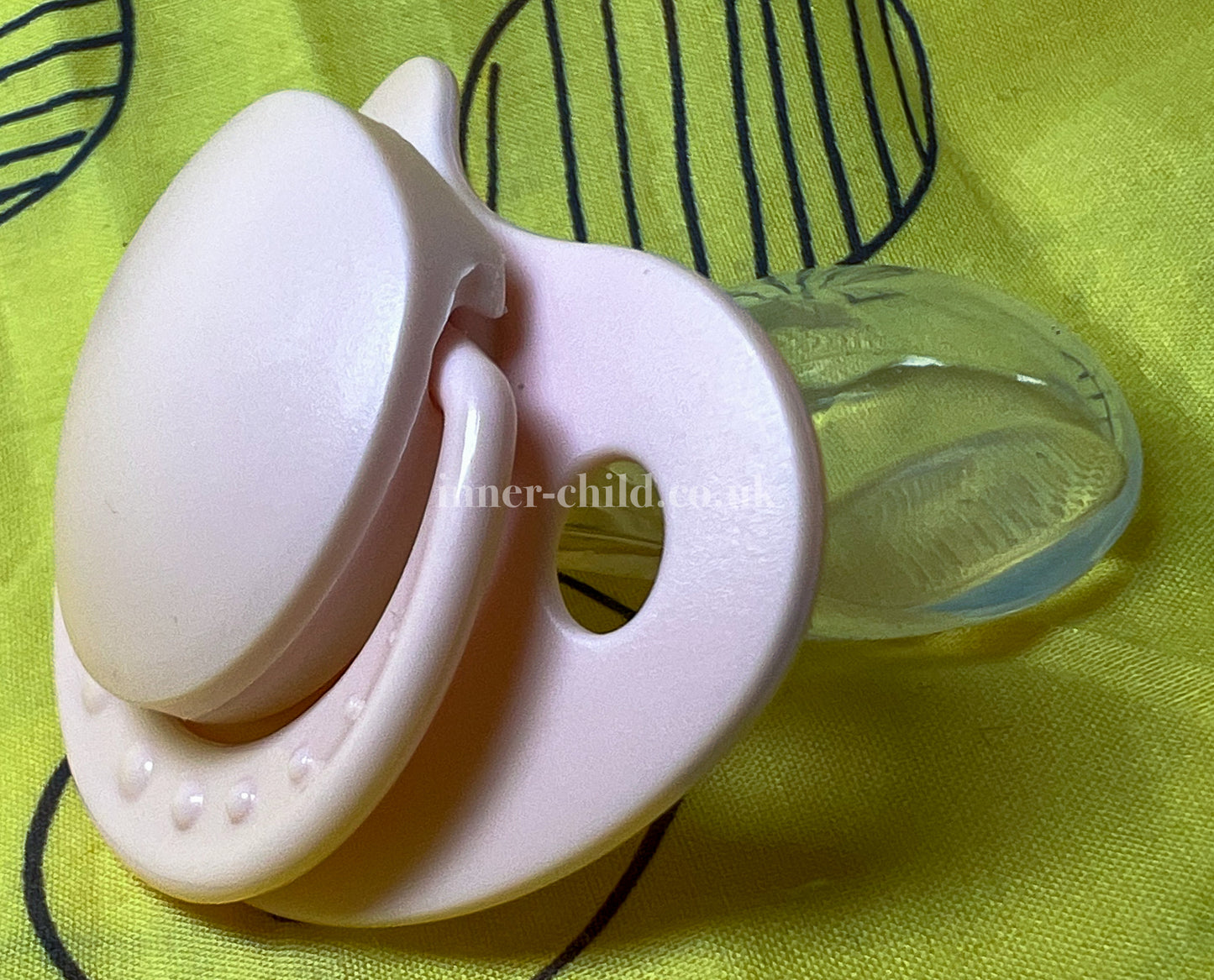 Plain Baby Pink Pacifier