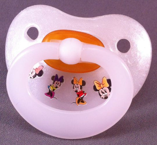 NUK pacifier hand decorated with Disney Minnie Mouse Characters