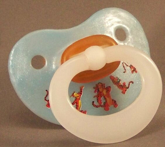 NUK pacifier decorated with tigger