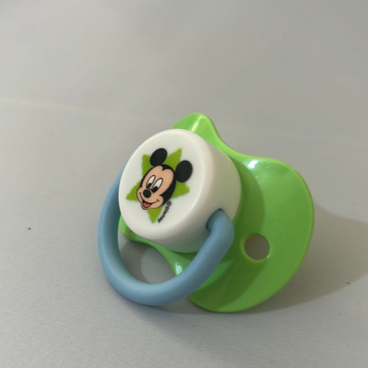 Micky Mouse Green and Blue Pacifier