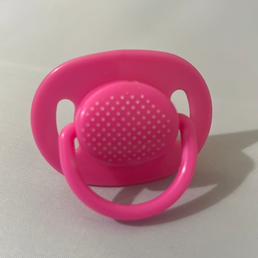 Pink with White Dots Pacifier
